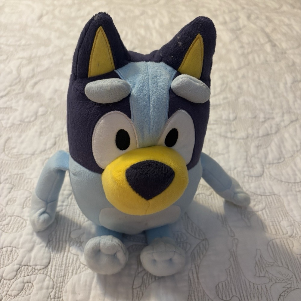 Bluey Talking 12" Stuffed Animal | Kids Toys Plush Squeeze and Talk Sound Effect